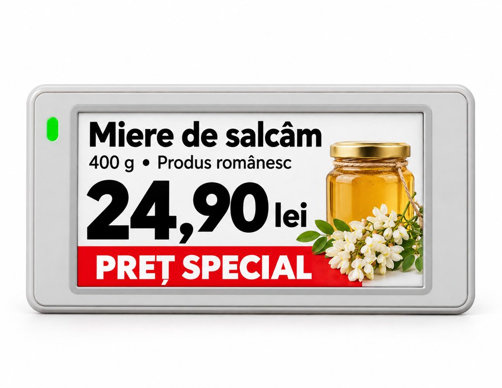 Etichetă electronică pentru Miere de salcâm