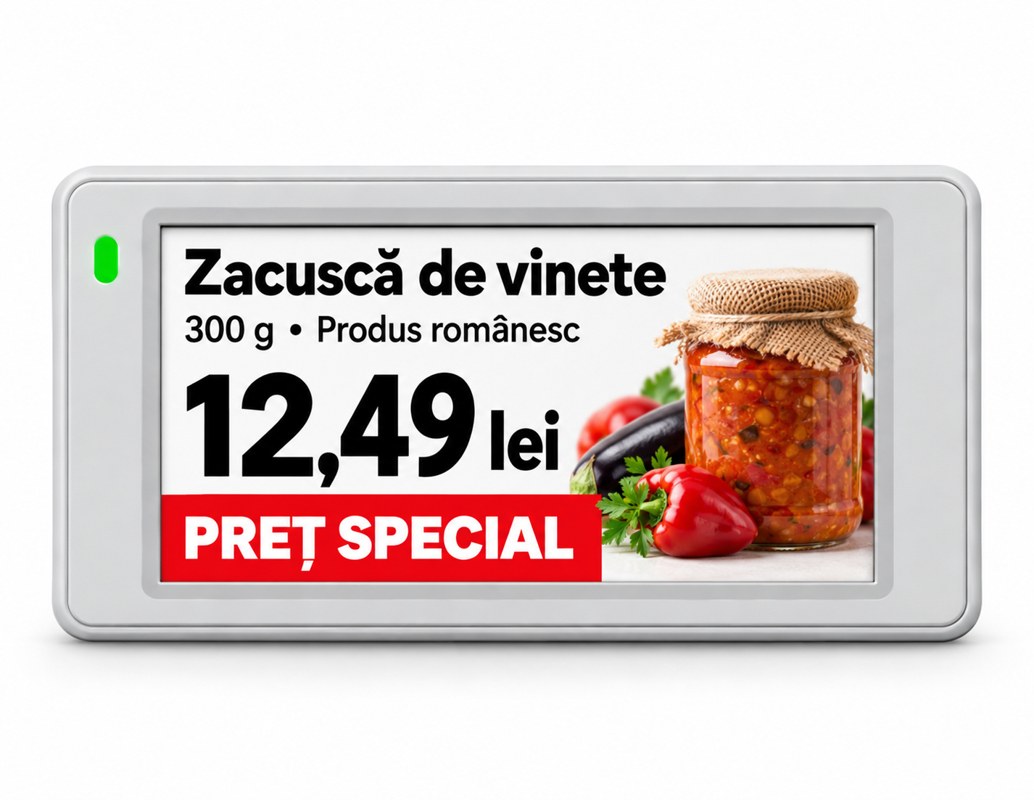 Etichetă electronică pentru Zacuscă de vinete